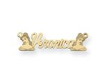 Personalized Disney Belle Nameplate (up to 9 Letters) - Chain Included