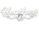 Personalized Disney Belle Nameplate (up to 9 Letters) - Chain Included