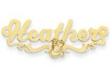 Personalized Disney Belle Nameplate (up to 9 Letters) - Chain Included