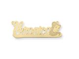 Personalized Disney Belle Nameplate (up to 9 Letters) - Chain Included