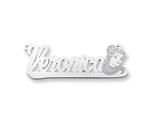 Personalized Disney Belle Nameplate (up to 9 Letters) - Chain Included