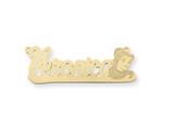 Personalized Disney Belle Nameplate (up to 9 Letters) - Chain Included