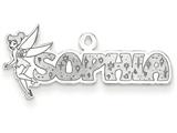 Personalized Disney Tinker Bell Nameplate (up to 9 Letters) - Chain Included