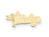 Personalized Disney Tinker Bell Nameplate (up to 9 Letters) - Chain Included