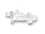 Personalized Disney Tinker Bell Nameplate (up to 9 Letters) - Chain Included