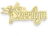 Personalized Disney Tinker Bell Nameplate (up to 9 Letters) - Chain Included