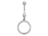 CZ Circle Belly Ring