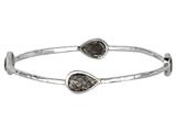 Phillip Gavriel 7.5 Inch Rutilated Quartz Station Bangle