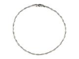Sterling Silver 10 Inches Ankle Bracelet