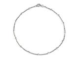 10 Inches Sparkle Bead Ankle Bracelet