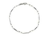 10 Inches Ankle Bracelet with Simulated Pearls