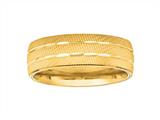 6mm Hollow Lightweight Diamond Cut Wedding Band/ Ring