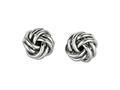 Sterling Silver Love Knot Earrings 10mm