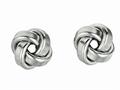 Sterling Silver Love Knot Earrings 10mm