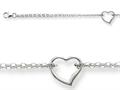 10 Inches 1 Hearts Ankle Bracelet
