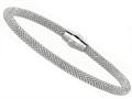 Sterling Silver 7.5 Inch Beaded Bracelet With Magnetic Clasp