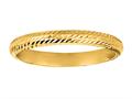 2.5mm Hollow Lightweight Polished Diamond Cut Wedding Band/ Ring