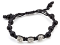 Adjustable Rhinestone Ball Bracelet