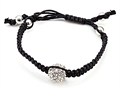 Adjustable Rhinestone Ball String Bracelet