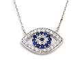 CZ Eye Necklace