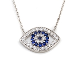CZ Eye Necklace