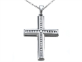 Genuine Cross Pendant with a Diamond
