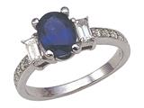Genuine Sapphire Engagement Ring