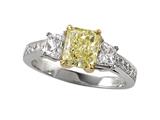 Natural FY Diamond Ring