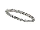 Comfort Fit Diamond Round Pave Band