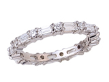 Karina B™ Baguette Diamonds Eternity Band