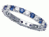 Karina B™ Sapphire Eternity Band