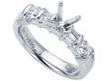 Karina B™ Baguette Diamonds Engagement Ring
