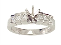 Princess Diamonds Engagement Ring