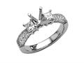 Princess Diamonds Engagement Ring