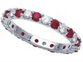 Karina B™ Genuine Ruby Eternity Band