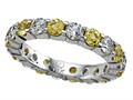 Karina B™ Yellow Sapphire Eternity Band