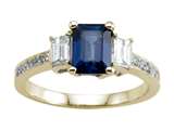 Genuine Sapphire Engagement Ring
