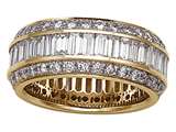 Karina B™ Baguette Diamonds Eternity Band