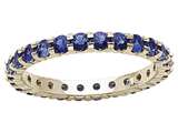 Karina B™ Genuine Sapphire Shared Prongs Eternity Band