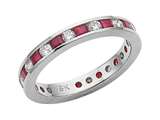 Karina B™ Genuine Ruby Eternity Band