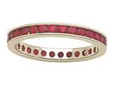 Karina B™ Genuine Ruby Eternity Band