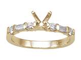 Karina B™ Baguette Diamonds Engagement Ring