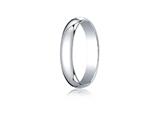 <b>Engravable</b> Benchmark® 18k Gold 4.0mm Traditional Dome Oval Ring style: 14018K