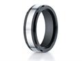 Benchmark® 7mm Tungsten Forge® Wedding Ring with Seranite Edge