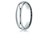 <b>Engravable</b> Benchmark® Platinum 5mm Slightly Domed Super Light Comfort-fit Wedding Band / Ring With Milgrain style: PTSLCF350P