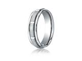 <b>Engravable</b> Benchmark® 6mm Comfort Fit Design Wedding Band / Ring style: RECF76452