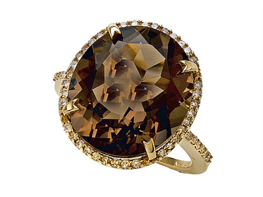 Smoky Quartz Ring by Effy Collection 520167