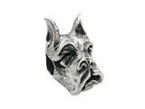 Zable™ Sterling Silver Boxer Dog Face Compatible Pandora Compatible Bead / Charm style: BZ0257