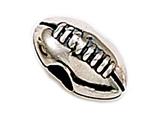 Zable™ Sterling Silver Football Bead / Charm style: BZ0352