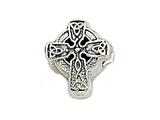 Zable™ Sterling Silver Celtic Braid Cross Compatible Bead / Charm style: BZ1490